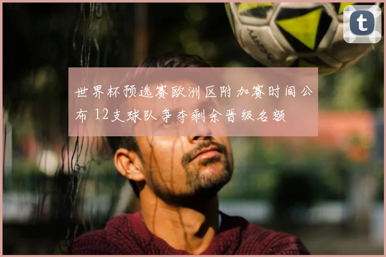 世界杯预选赛欧洲区附加赛时间公布 12支球队争夺剩余晋级名额